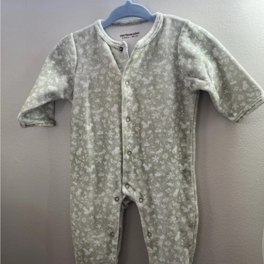Cozy Gray green Kids Pajama Set